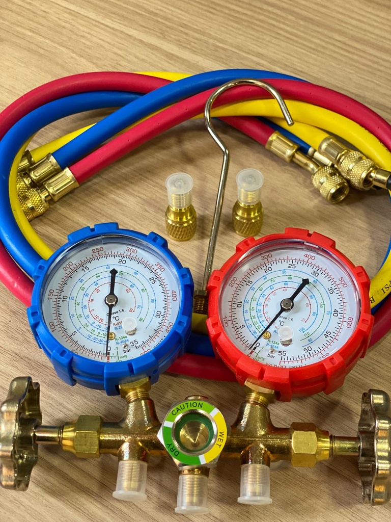 MANIFOLD R410 CUERPO DE BRONCE - GGT-410-B