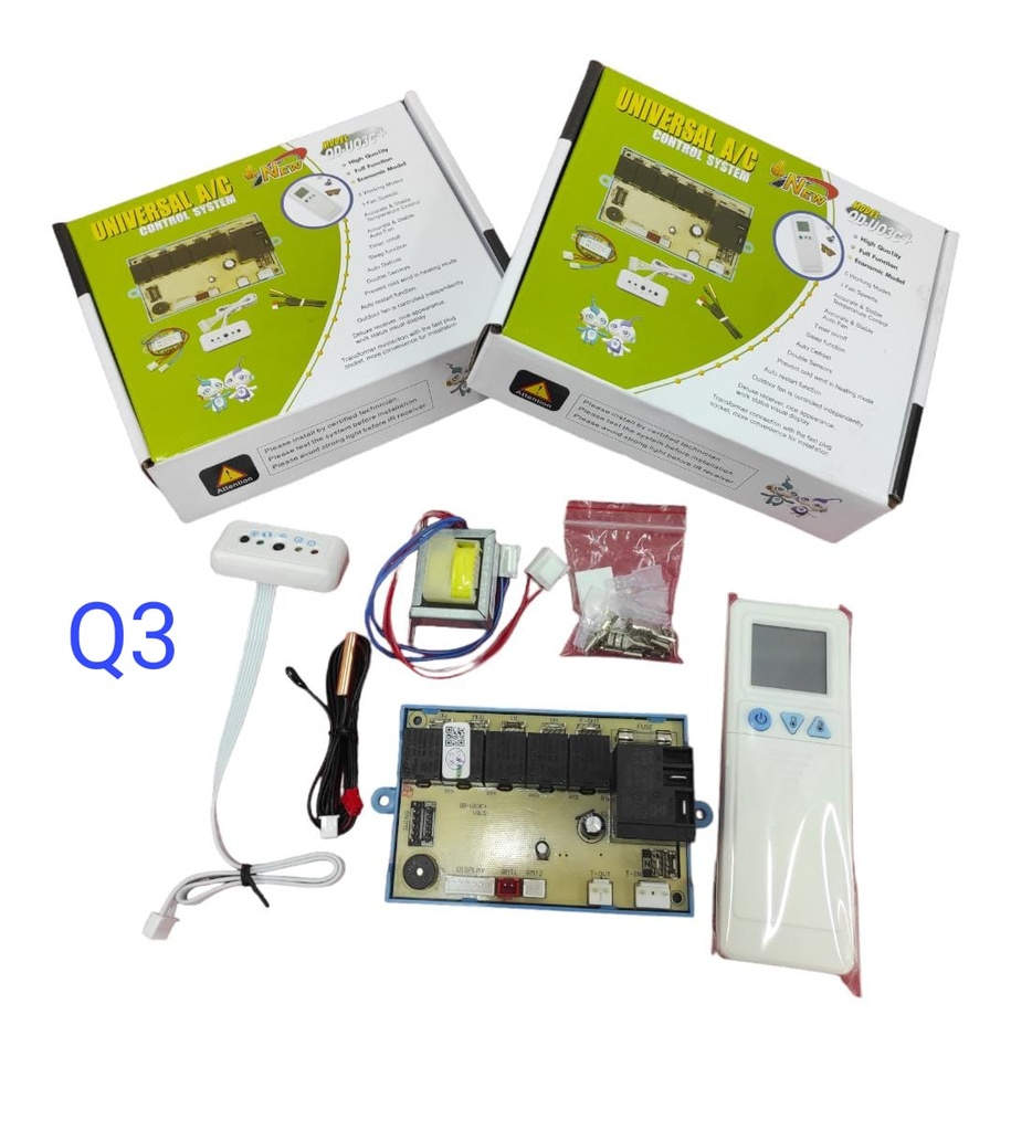 PLACA UNIVERSAL SPLIT RELAY - QD-U03C (C/CONTROL)