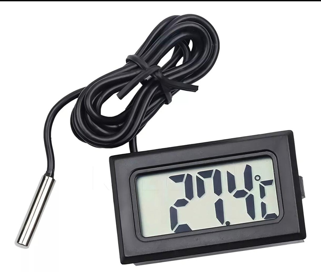 TERMOMETRO DIGITAL C/BULBO C/PILAS TE-TPM-10