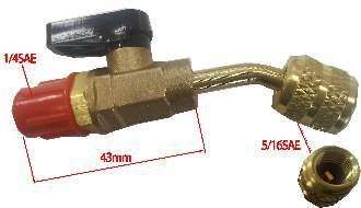 VALVULA BOLA 1/4M-5/16H - SACC-LYH
