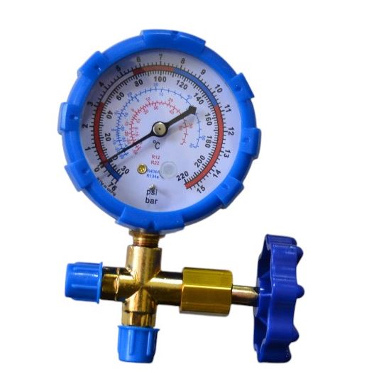 MANOMETRO DE CARGA R-22 R-134 R-12 R-404 BAJA
