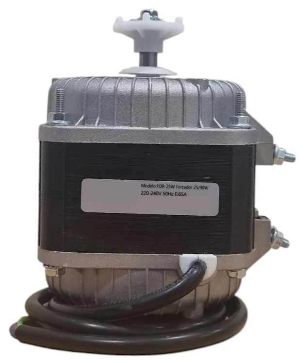 MOTOR FORZADOR CUADRADO 25W - FOR-25W - COBRE - SIN SOPORTE - SIN ASPAS