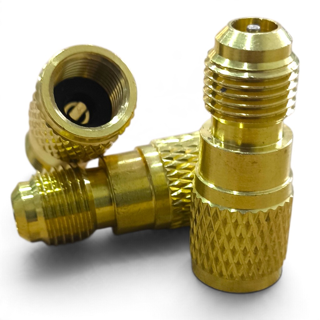 ADAPTADOR PARA MANGUERA R410 - 5/16" MACHO - 1/4" HEMBRA