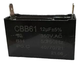 CAPACITOR DE MARCHA 1 MF 440V - CA-BB61-1-440 (CUADRADO)
