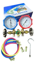 [CT-410-B] MANIFOLD R410 CUERPO DE BRONCE - GGT-410-B