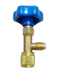 [CT-341] VALVULA P/ LATA 1/4 X 1/4 C/ VOLANTE